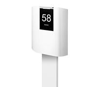 Renz 650000M UFO 650-Buzón (Color tráfico, Tapa con Solapa, Parte Delantera extraíble, tamaño: 538 x 460 x 164 mm), Blanco