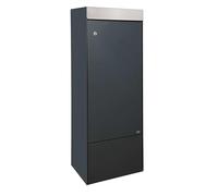 Renz Edge 681501 - Buzón para Paquetes, Color Gris Antracita (RAL 7016), Color Gris, Moderno y Resistente a la Intemperie, para Entrega sin Contacto