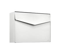 Renz MEFA 112020DE 112 - Buzón con cierre de seguridad, 312 x 430 x 128 mm, color blanco