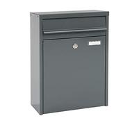 Renz MEFA 350 350500DE Piano - Buzón (475 x 345 x 175 mm, cierre de seguridad), color gris basalto