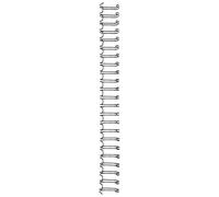 Renz Uno Pitch peine de alambre de atar elementos en 2: 1 tono, 23 loops, diámetro de 19,0 mm, 3.4 pulgadas, negro