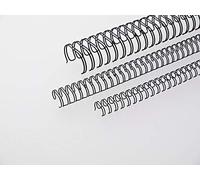 Renz Uno Pitch peine de alambre de atar elementos en 2: 1 tono, 23 loops, diámetro de 8.0 mm, 5.16 pulgadas, negro