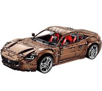 Reobrix Juego de bloques de construcción de coche deportivo para adultos, vehículo teledirigido 1:8, juguete de coche de carreras para niños, 11009 regalos creativos para niños y niñas a partir de 14