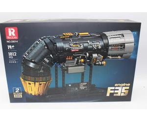 Reobrix 33014 Fighter Engine Turbine 1812 Piezas Bloques NeU OVP
