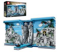 Reobrix Books of The Kings 66039 Librería Set de decoración del hogar con luz, estilo tema de película, regalo para mayores de 14 años y adultos