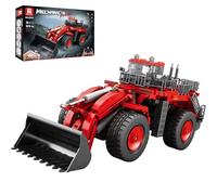 Reobrix Juego de Bloques de construcción Bulldozer 22010, vehículo de construcción para Adultos, Excavadora de Control Remoto 4x4, Regalo para Adolescentes Mayores de 14 años, 1876 Piezas