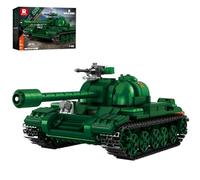 Reobrix Juguete de construcción de tanques para adultos, escala 1:30 WW2 tipo militar 59 tanque mediano, 77035 World of Tanks, regalo de vehículo de pista para fanáticos de la guerra para hombres y