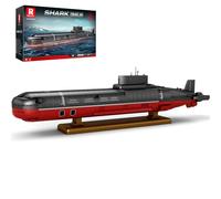 Reobrix Kit de construcción de submarino atómico 33048 Historia de la Guerra Fría, coleccionable, kit de equipo militar para adultos, juguete de menta, regalo para hombres y niños