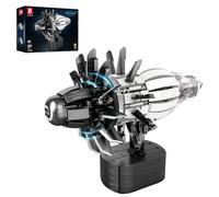Reobrix Maqueta de Motor Turbofán, Kit Motorizado para Adultos 33018 | Kit de Motor de Avión, Sistema de Accionamiento Dinámico, Álabes de Turbina Realistas, Modelo de Motor Mecánico, 1351 Piezas