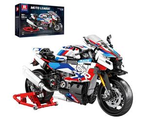 Reobrix Motocicleta 1000 RR Technic, 99040 set de construcción para adultos, escala 1:8, kit de modelo coleccionable de 949 piezas con soporte, ideal como regalo para niños y niñas mayores de 14 años