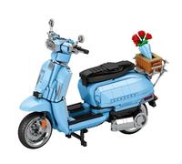 Reobrix V200 - Juguete de construcción de motocicleta para adultos, juego de construcción de motocicletas para adultos, kit de modelo de motocicleta de sidecar coleccionable con soporte, decoración de