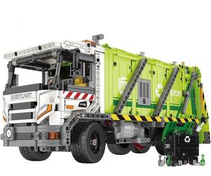 Reobrix R22022 Camión De Basura Mecánico RC De Construcción, 12-16 Años
