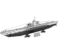 Reobrix Juguete militar de bloque de construcción U-Boat, kit de modelo submarino alemán U-35 Segunda Guerra Mundial para adultos