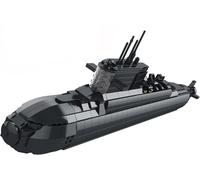 Reobrix Juegos de construcción de submarinos nucleares para adultos, kit de modelo submarino con luces 800, decoración técnica coleccionable para el hogar y oficina