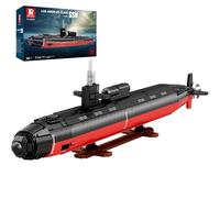 Reobrix Set de construcción de submarinos nucleares para adultos, 1:125 Modelo del barco militar SSN clase Los Ángeles, 33049 Juguetes de colección para el hogar, regalos para exhibición, 14+