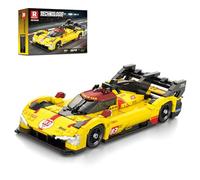Reobrix Super Sportwagen - Kit de construcción de coche de carreras 11042 1:16 con pegatinas, 12,59 x 5,31 x 3,15 pulgadas, juguete de construcción de supercoches para coleccionar y decorar, regalo