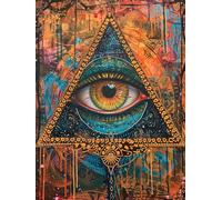 Reofrey Diamond Painting Kit Taladro Completo Ojo, Paisaje Rhinestone Cuadros Diamantes 5D Punto De Cruz Diamante, Cruz Bordado Bricolaje Lienzo Craft Hogar Pared Manualidades 30x40cm