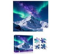 Reofrey Puzzle 1000 Piezas - Pico Aurora, Un Classico Puzzles Desafío Imposible, Juego Divertido En Familia y Decoración Única Hogar 49x55 cm - Idea