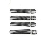 REOKIP Cubiertas Para Manijas De Puerta Exteriores Para VW Golf 4 Jetta Bora MK4 1999-2002 2003 2004 Para Rabbit A4 1J Passat B5 Polo 1997-2003 2004 2005(Carbon Texture 5)