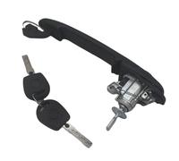 REOKIP ManiJas Exteriores para Puertas Manija Puerta Delantera Izquierda Y Derecha 6K0837205 6K0837206 con Cilindro Cerradura Pasador 33 Mm para F&ORD para Galaxy 1995-2006 Exteriores Puertas