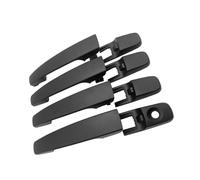 REOKIP Manijas Exteriores Puerta 8S4Z5422404AA 8S4Z-5422404-AA 8S4Z-5422088-CA 8S4Z-54218A14-AA 4 Unidades Para Ford Para Focus 2008 2009 2010 2011 Manija Puerta Exterior(Matte Black)