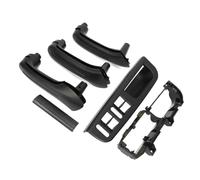 REOKIP Para Bora Para Golf 4 MK4 Para Jetta 1999 2000 2001 2002 2003 2004 LHD Interio De Coche Manija De Agarre De Puerta Delantera Trasera Izquierda Derecha(Black 1 set)