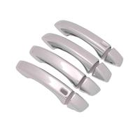 REOKIP Para MG Para ZS 2017 2018 2019 2020 2021 2022 Embellecedores Adhesivos Para Manijas Exteriores Puertas Laterales Coche Manija Puerta Exterior(Silver 2 holes)