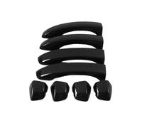 REOKIP Para MG Para ZS 2017 2018 2019 2020 2021 2022 Embellecedores Adhesivos Para Manijas Exteriores Puertas Laterales Coche Manija Puerta Exterior(Carbon texture)