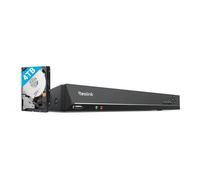 Reolink 16 Canales 4K PoE NVR, Sistema de Cámara Vigilancia IP con 4TB HDD Hogar Grabador de Video Red Soporte 16MP/12MP/8MP/5MP /4MP/1080P /720P HD Cámara de Seguridad Exterior, RLN16-410