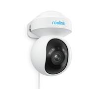 Reolink 2K Cámara de Seguridad Exterior con Pan&Tilt, Visión Nocturna Verdadera en Color F1.0 en Condiciones de Baja Luz, Wi-Fi de Banda Dual 2,4/5GHz, Audio Bidireccional, E1 Outdoor CX