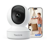 Reolink 2K Camara Vigilancia WiFi Interior, 360° View, Seguimiento Automático, Visión Nocturna, Camara Vigilancia Domicilio WiFi con Detección Inteligente, Audio Bidireccional, Baby Monitor, E1 4MP