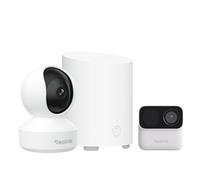 Reolink 3K 5MP Cámara Interior E1 Pro y Argus MagiCam con Home Hub Mini, Centro de Seguridad Todo en Uno, Almacenamiento Local, Detección de Llanto, Wi-Fi 2,4/5GHz, Audio Bidireccional