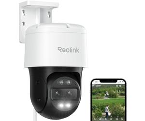 Reolink 4K 8MP PTZ Camara Vigilancia PoE con Zoom Híbrido 6X, TrackMix PoE
