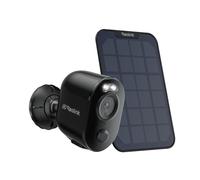 Reolink 4K Camara de Vigilancia WiFi Exterior con Batería Recargable, 8MP Solar Cámara WiFi de 2,4/5 GHz, Visión Nocturna Color, Detección Smart, Compatible con Alexa, Argus 3 Ultra(Negro)+Panel Solar
