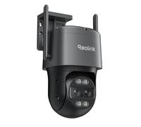 Reolink 4K Wi-Fi 6 PTZ Camara Vigilancia WiFi Exterior con Doble Lente, Zoom Híbrido 6X, Detección de Personas/Vehículos/Animales, Seguimiento Automático, Visión Nocturna en Color, TrackMix WiFi Gris