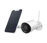 Reolink 5MP Cámara de Vigilancia Inalambrica, Camara Vigilancia WiFi Exterior Solar con Batería, Visión Nocturna, Detección de Personas/Vehículos, Alexa/Google Assistant, Argus Eco+Panel Solar