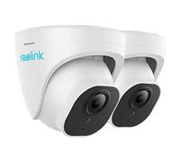 Reolink 5MP PoE Cámara de Vigilancia Exterior con Detección de Personas/Vehículos, Impermeable, IR Visión Nocturna, Audio, con Ranura para Tarjeta SD RLC-520A 2 Pack（Versión Actualizada del RLC-520