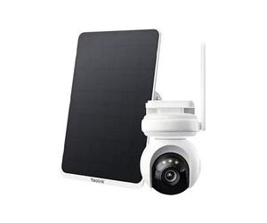 Reolink Altas B660 - Cámara de Seguridad IP Inalámbrica para Interior/Exterior, 8MP 4K, Auto-Seguimiento, Visión Nocturna, Batería 20000 mAh Incluye Panel Solar 3, Blanco
