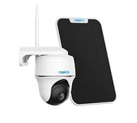 Reolink Argus PT Plus - Cámara de Seguridad Solar de 4 MP para Exteriores, inalámbrica, 2.4/5 GHz, WiFi de Doble Banda, con visión panorámica de 360°, detección de Personas/vehículos, Argus PT Plus