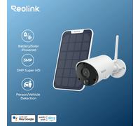 Reolink Argus Series 3MP WiFi cámara de seguridad cámara IP inalámbrica para exteriores batería/cámaras de vigilancia alimentadas por energía Solar