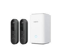 Reolink Bundle of Timbre Inalámbrico 2K con Home Hub Video Doorbell 2K, Vista 150°x150°, Wi-Fi 2,4/5GHz, Detección de Persona/Vehículo/Paquete, Batería o Cable, Impermeable, Sin Cuotas
