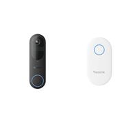Reolink Bundle of Videoportero batería (2ª Gen.), 2K 4MP, WiFi Doble Banda Chime Plus, Compatible con Doorbell WiFi/PoE V2/V3 y batería