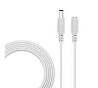 Reolink Cable de Extensión de Alimentación Blanco de 4,5m para Reolink Cámara de Seguridad WiFi con Cable -TrackMix WiFi, Duo 2 WiFi, E1 Outdoor, CX410W, 510WA, 811WA, FE-W, 823S1W, RLK12-800WB4, etc.