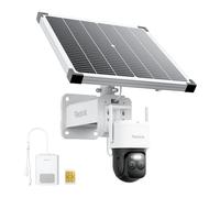 Reolink Cámara de Seguridad Inteligente con Batería Celular/Solar para Exteriores, 2K cámara AOV y Grabación 24/7, Batería de Larga Duración, ColorX, TrackMix LTE Plus 2+Panel Solar Plus