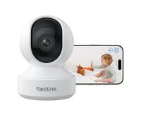 Reolink Cámara de Seguridad Interior, Monitor de Bebé 4K con Giro e Inclinación, Zoom Óptico 3X, Detección de Llanto y Movimiento, Seguimiento Automático, Wi-Fi 6, Modo Privado, E1 Zoom