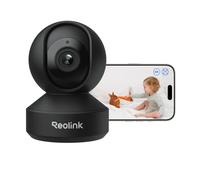 Reolink Camara Seguridad Interior 4K WiFi 6 Zoom óptico 3X, E1 Zoom Negro | WiFi 2,4/5 GHz, Zoom óptico 3X, Seguimiento Automático, Cámara Interior Niños y Mascotas, Detección Personas/Mascotas/Llanto