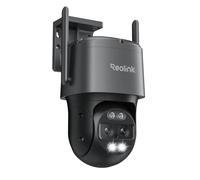 Reolink Cámara Vigilancia WiFi Exterior 4K PTZ 2 Lentes, TrackMix WiFi Gris