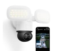 Reolink Camara Vigilancia WiFi Exterior 4K PTZ, TrackFlex Floodlight WiFi | Foco de 3000 Lúmenes (3000K~6500K), Zoom con Seguimiento Automático, Búsqueda Local de Vídeo IA, Detección PIR 270°