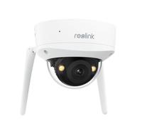 Reolink Cámara Vigilancia WiFi Exterior 4K sin PT, IK10 Antivandálica, Wi-Fi 6 2,4/5 GHz, IP67 Cámara de Seguridad con Visión Nocturna en Color, Audio Bidireccional y Detección Inteligente, RLC-840WA