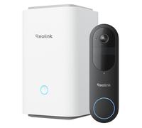 Reolink D340B Hub 1 Timbre con Cámara de Vídeo 4MP, 180 Grados, Interior, Blanco, Compatible con 8 Cámaras, 11 Usuarios, WLAN, Conexión por Cable